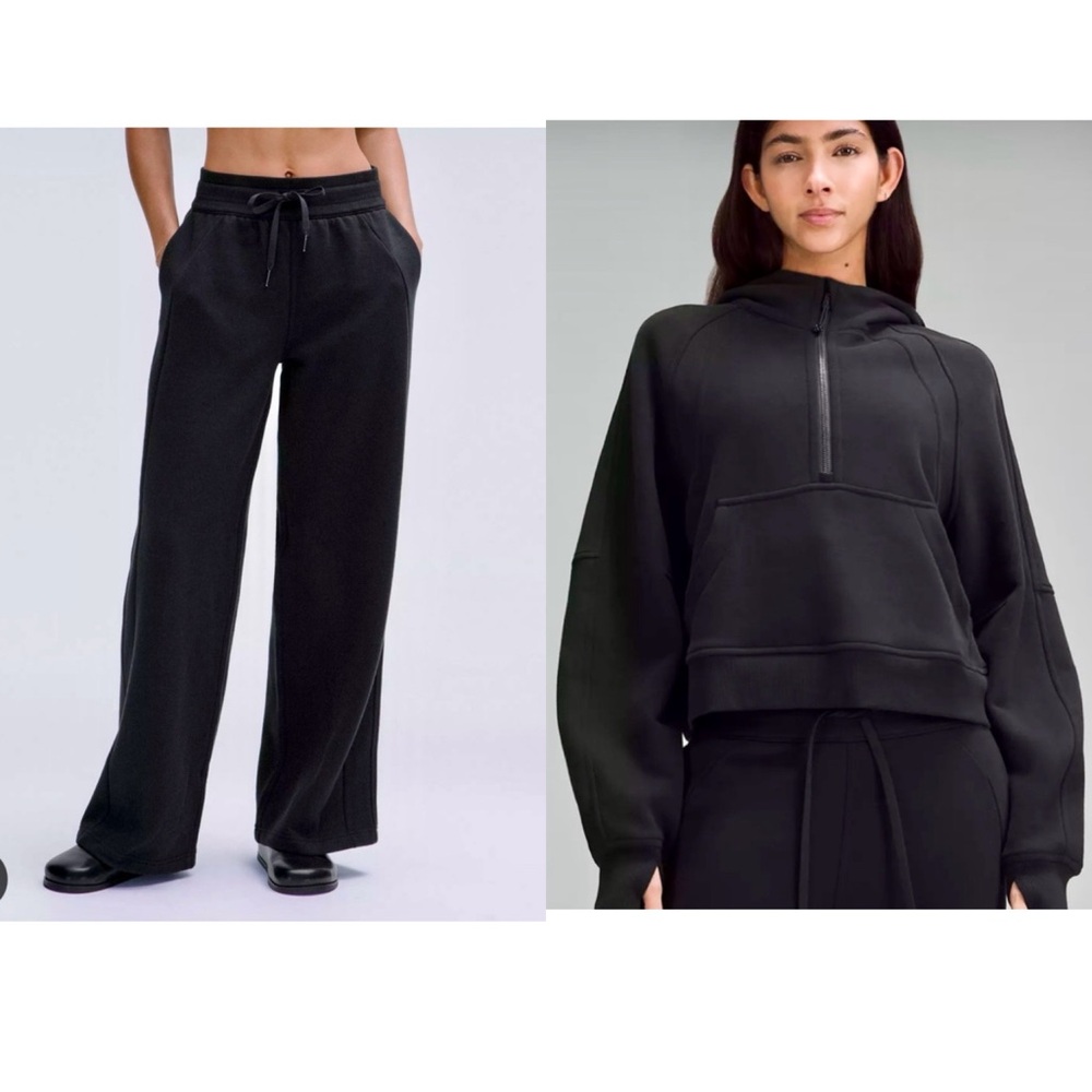 Selling as set!!!! pants and hoodie together 
Top S /M
Bottom M
Lululemon